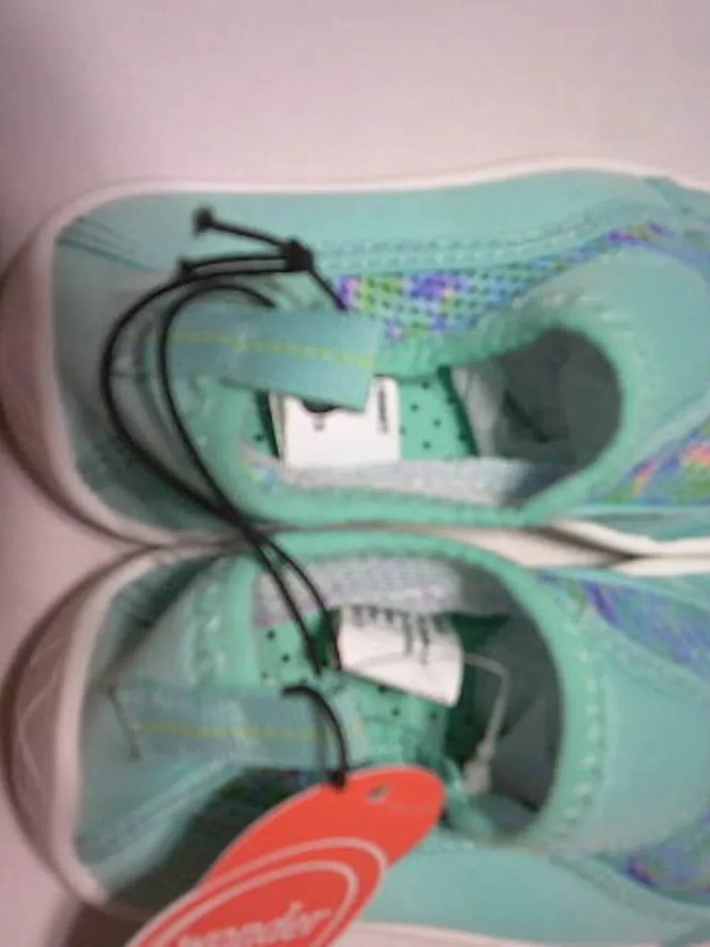 NEW GIRLS WONDER NATION SIZE 9-10 WATER POOL BEACH SHOES BLUE OMBRE SLIPONS 🏊‍♀